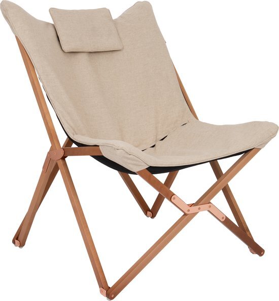 Bo-Camp Urban Outdoor - Relaxstoel - Bloomsbury - Oxford polyester - Beige