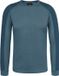 NORMANI Heren-shirt met lange mouwen van merinowol „Devonport“ marineblauw