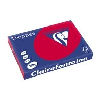 Clairefontaine Gekleurd Papier Kersenrood 160 grams A3 (250 vel) - 3329684104406