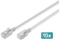 Digitus DK-1632-A-003S-10 netwerkkabel Grijs 0,3 m Cat6a F/FTP (FFTP)