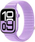Strap-it Wave nylon bandje met klittenbandsluiting - Lichtpaars