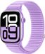 Strap-it Wave nylon bandje met klittenbandsluiting - Lichtpaars