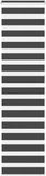 vidaXL Zebra Rolgordijn 50x230 cm Stofbreedte 45,9cm Zwart