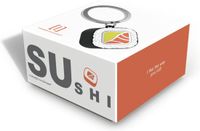 Merkloos / Sans marque Metalmorphose sleutelhanger Sushi