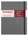 Clairefontaine 794465C Nomaddict (ex Age Bag) Genaaid Notitieboek Elastiek My.Essential Grijs - B5 19x25 cm - 192 Pagina's Genummerd Gelijnd - Ivoorkleurig Papier 90 g - Omslag Glanskarton Lederkorrel