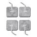 GIMA 28351 elektroden met kabel, 40 mm lengte x 40 mm breedte, 4 stuks