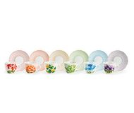 Excelsa 62716 Koffiekop set met schotel, meerkleurig