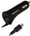 Swissten Chargeur de voiture USB-A et USB-C 2.4A - 20111500 + câble USB Type-C - Noir