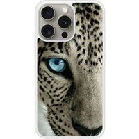Apple iPhone 15 Oeil de leopard verstevigd hoesje met sublimatie bedrukking