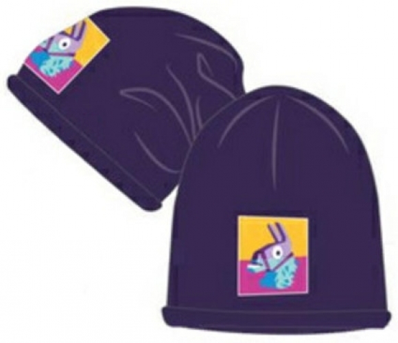 Hole in the Wall fortnite - llama purple beanie