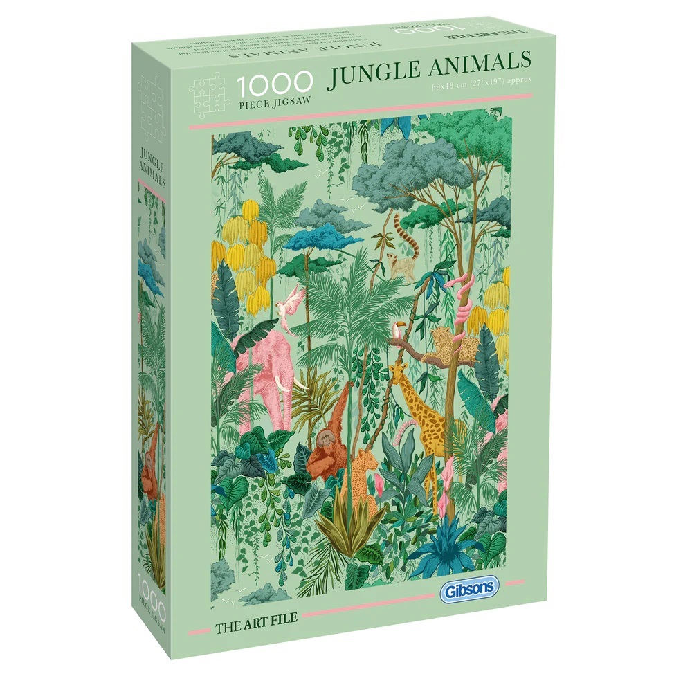 Gibsons Jungle Animals Puzzel (1000 stukjes)