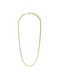 Lucardi Kinder Stainless steel goldplated kinderketting - Ketting - Staal - Goudkleurig - 50 cm