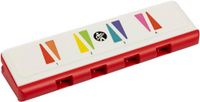 HOHNER Mondharmonica, Speedy, Rainbow, rood