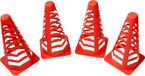 MASTER Set de 4 quilles de bowling souples - 22 cm