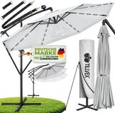 Tillvex Zweefparasol Aluminium met LED Solar Ø 300 cm
