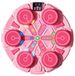 Zouma B.V. Entraîneur de boxe interactif avec six zones pour enfants, avec éclairage LED et Bluetooth, un jeu de fitness qui peut être fixé au mur, en rose.