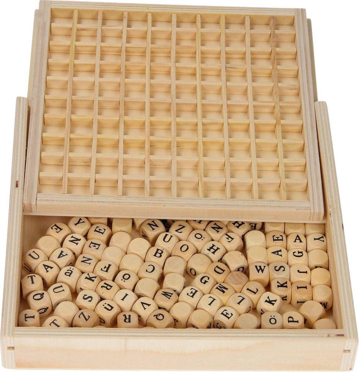 Small foot company Legler Bordspel Woordenleggen - 145 blokjes