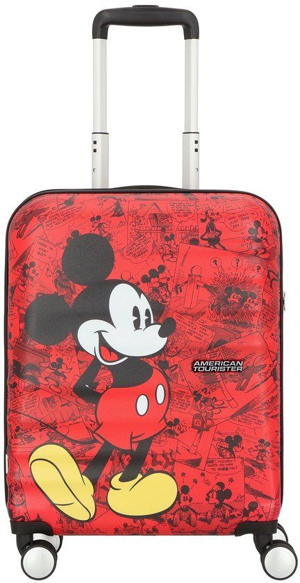 American Tourister Wavebreaker Disney Spinner 55 cm Handbagage Mickey Comics Red