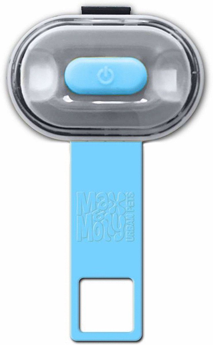 Max & Molly Honden veiligheids verlichting Matrix Ultra Led - Hemelblauw