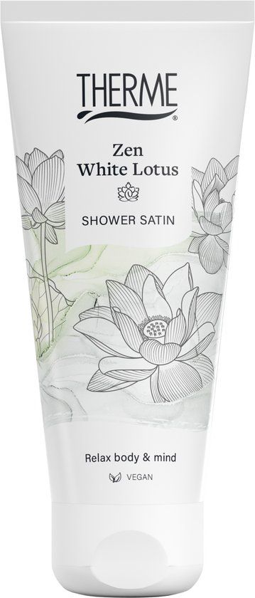 THERME Zen White Lotus Shower Satin - 6 x 200 ml - Voordeelverpakking