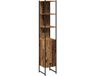 vidaXL Armoire de salle de bain Vieux bois 33 x 33 x 185,5 cm Bois traité