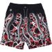Marble Sweatshort Zwart Short d'entraînement pour homme