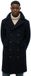 Superdry The Merchant Store Wollen Lange Jas Heren XXL Eclipse Navy