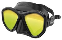 Seac Symbol, duikmasker met twee lenzen en 3D-gesp, gemaakt in Italië.