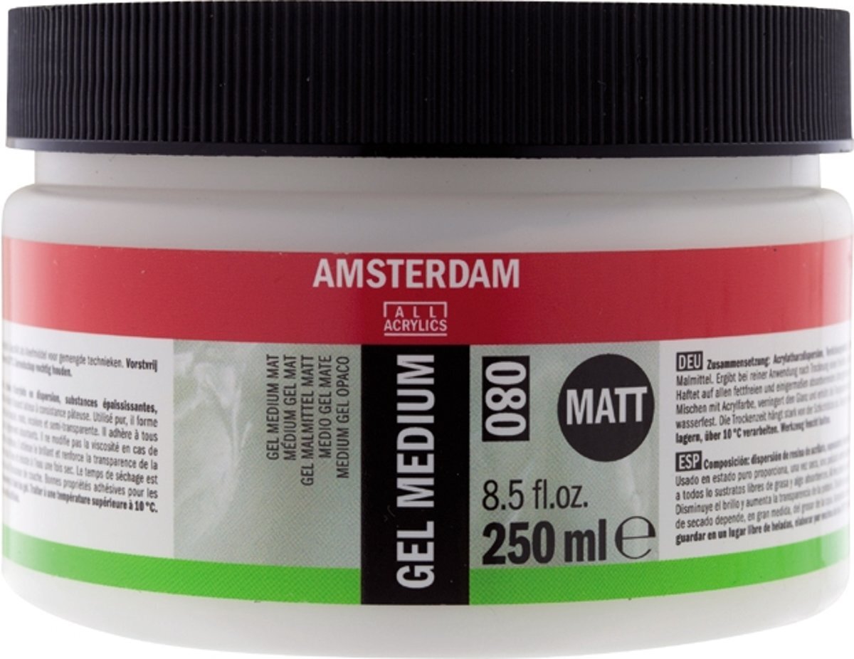 Amsterdam schildermedium flacon 250ml - gel - mat