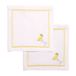 Vondels cocktail servet margarita white (set van 2)