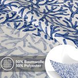 ANRO Tafelkleed Koraal Blauw Ovaal 200x140cm