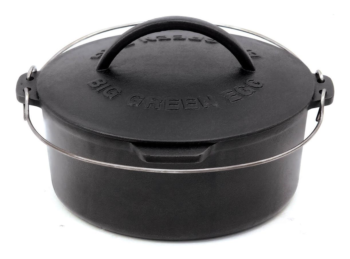Big Green Egg Cast Iron Dutch Oven - Zwart