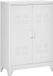 HOMCOM Armoire de classement - Métal - 75x33x110cm - Blanc