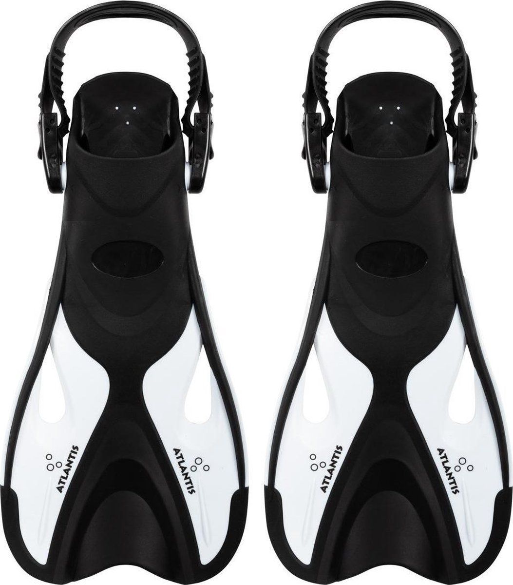 Atlantis Panda Atlantis Snorkelvinnen - Zwemvliezen - Kinderen - Zwart/Wit - 30-36