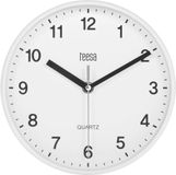 Teesa TSA0038 Analoge Wandklok 20 cm Wit