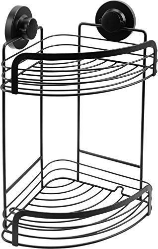 Cornat Cornat T3402711 Étagère de Douche Noir Mat