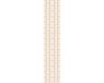 Ambiance Sticker Voorgelijmd vliesbehang - Scandinavisch Art Deco wit en goud diamantpatroon - 1 rol van 300x60 cm