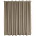 ED ENJOY HOME Verduisteringsgordijn met zilveren oogjes, natuurlijk beige, grote breedte, 300 x 240 cm, 100% polyester, Oeko-Tex-gecertificeerde stof, zoethoutcollectie