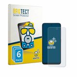 BROTECT - Screenprotector voor ZTE Nubia Focus 2 - Folie Beschermfolie matte 6 Stuks