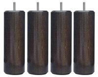 MARGOT Cameleon 3700527815770 bedpoten van wengéhout, hoogte 20 cm, 4 stuks