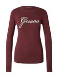 GUESS Trui 'GEORGIA' donkerrood / zilver / parelwit