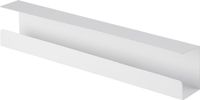 Goulotte de câbles horizontale pour bureau, 60 cm, blanc