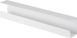 Goulotte de câbles horizontale pour bureau, 60 cm, blanc