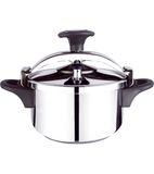 Bastilipo Express Clásica 6L Zilver Snelkookpan