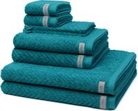 Ross Smart Emerald Green Cotton Towel Set (10 Pieces)