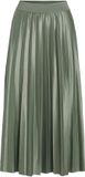 VILA Vinitban Midi Skirt - Noos - Dames - Rokken - L - Katoen - Elastaan - Plooirok - Effen - Laurel Wreath