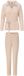 LingaDore Homewear set Vrouwen Zand Lange mouw Effen