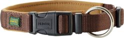 Hunter Neopreen Vario Plus Hondenhalsband Bruin/Karamel M-L 45-50x2.5 Cm
