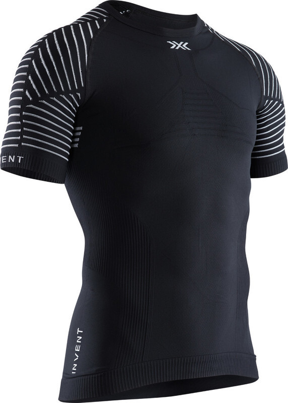 X-BIONIC Invent LT T-shirt Ronde Kraag Heren, black melange S 2019 Onderhemden