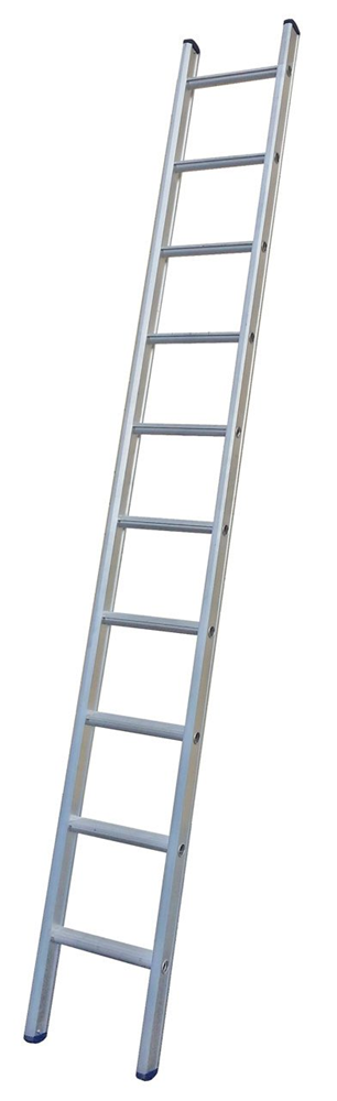 Little Jumbo SuperPRO Enkele rechte ladder geanodiseerd - 10 sporten